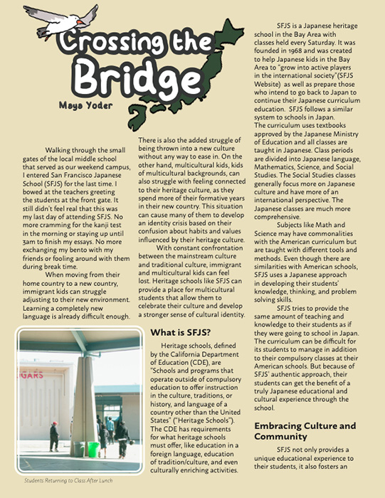 Article by Maya Yoder